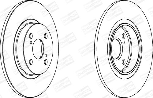 Champion 562412CH - Спирачен диск vvparts.bg