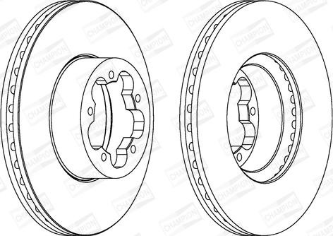 Champion 562540CH - Спирачен диск vvparts.bg