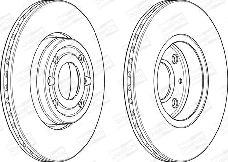 Champion 562636CH - Спирачен диск vvparts.bg