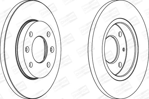 Champion 562055CH - Спирачен диск vvparts.bg