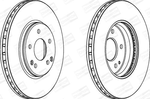 Champion 562034CH - Спирачен диск vvparts.bg