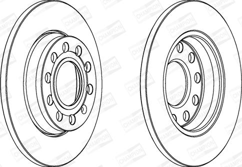 Champion 562191CH - Спирачен диск vvparts.bg