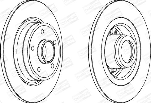 Champion 562184CH-1 - Спирачен диск vvparts.bg