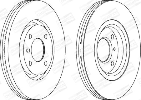 Champion 562129CH - Спирачен диск vvparts.bg