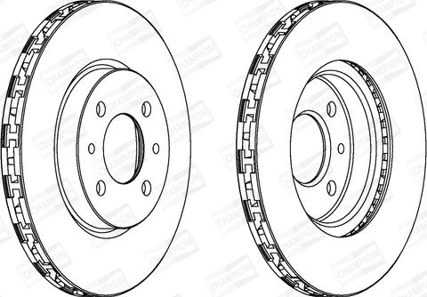 Champion 562178CH - Спирачен диск vvparts.bg