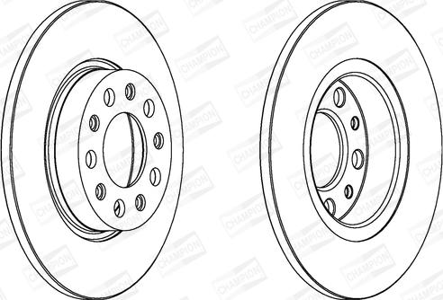 Champion 562301CH - Спирачен диск vvparts.bg