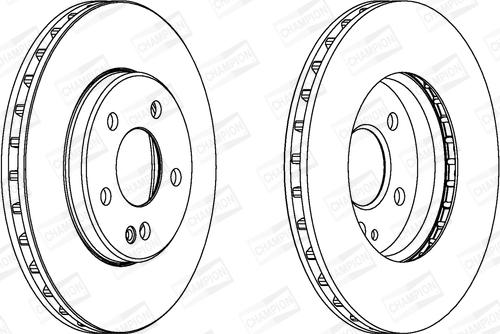 Champion 562314CH - Спирачен диск vvparts.bg