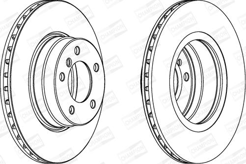 Champion 562320CH - Спирачен диск vvparts.bg