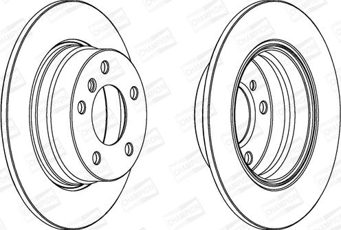 Champion 562259CH - Спирачен диск vvparts.bg