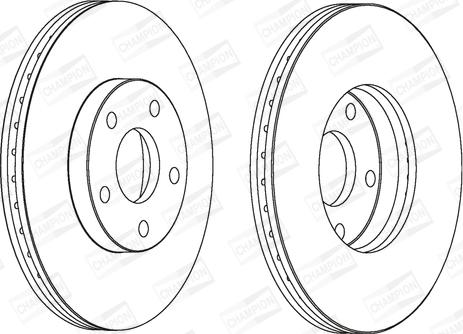 Champion 562251CH - Спирачен диск vvparts.bg