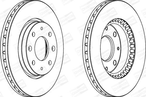 Champion 562794CH - Спирачен диск vvparts.bg