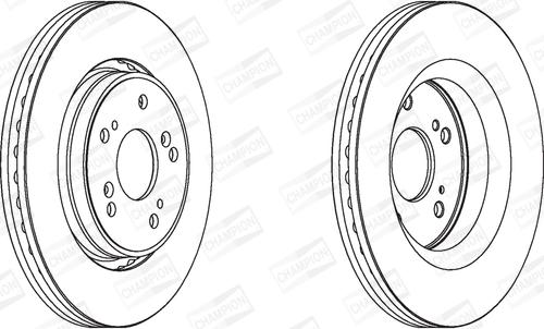 Champion 562746CH - Спирачен диск vvparts.bg