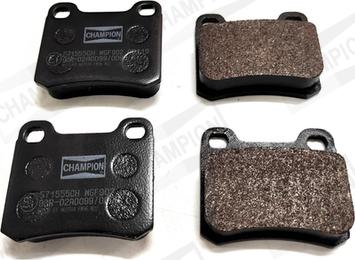 Champion 571555CH - Комплект спирачно феродо, дискови спирачки vvparts.bg