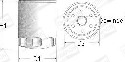 Champion C165/606 - Маслен филтър vvparts.bg