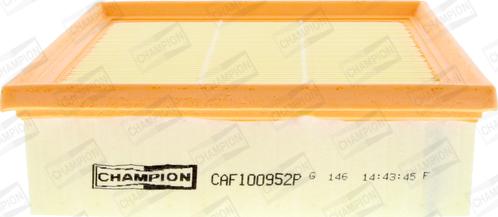 Champion CAF100952P - Въздушен филтър vvparts.bg