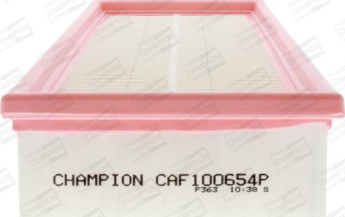 Champion CAF100654P - Въздушен филтър vvparts.bg