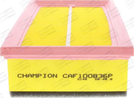 Champion CAF100836P - Въздушен филтър vvparts.bg
