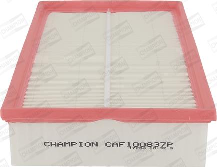 Champion CAF100837P - Въздушен филтър vvparts.bg