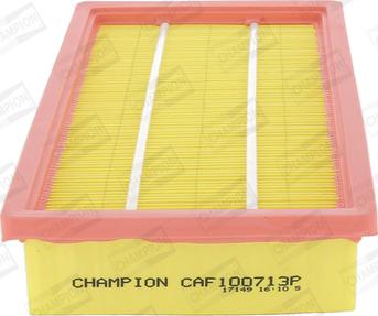 Champion CAF100713P - Въздушен филтър vvparts.bg