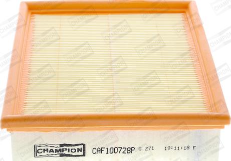 Champion CAF100728P - Въздушен филтър vvparts.bg