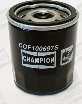 Champion COF100697S - Маслен филтър vvparts.bg