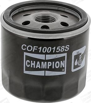 Champion COF100158S - Маслен филтър vvparts.bg