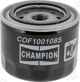 Champion COF100108S - Маслен филтър vvparts.bg
