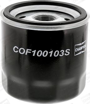 Champion COF100103S - Маслен филтър vvparts.bg