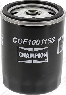 Champion COF100115S - Маслен филтър vvparts.bg