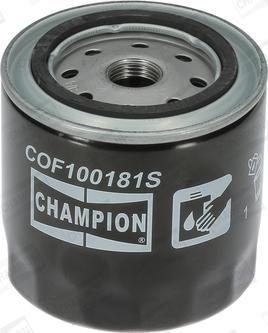 Champion COF100181S - Маслен филтър vvparts.bg