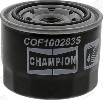 Champion COF100283S - Маслен филтър vvparts.bg