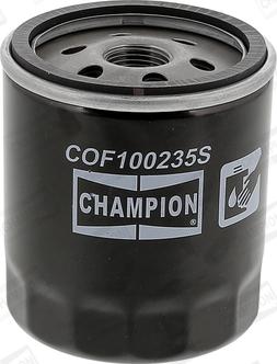 Champion COF100235S - Маслен филтър vvparts.bg