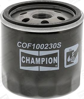 Champion COF100230S - Маслен филтър vvparts.bg