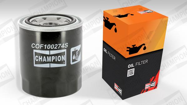 Champion COF100274S - Маслен филтър vvparts.bg