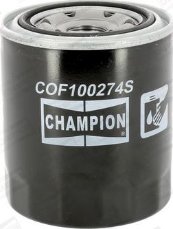 Champion COF100274S - Маслен филтър vvparts.bg