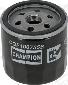 Champion COF100755S - Маслен филтър vvparts.bg