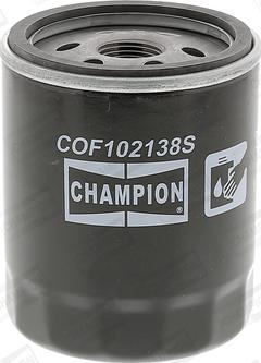 Champion COF102138S - Маслен филтър vvparts.bg