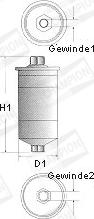 Champion L228/606 - Горивен филтър vvparts.bg