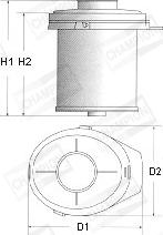 Champion V401/606 - Въздушен филтър vvparts.bg