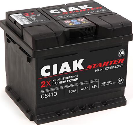 CIAKStarter CS41D - Стартов акумулатор vvparts.bg