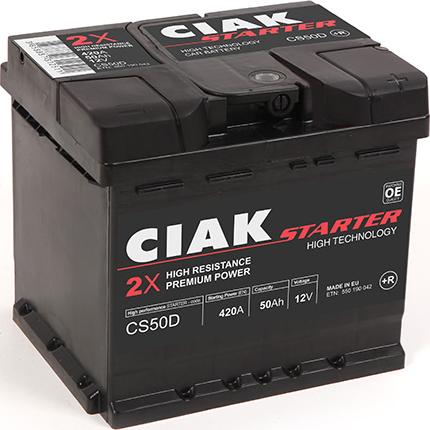 CIAKStarter CS50D - Стартов акумулатор vvparts.bg