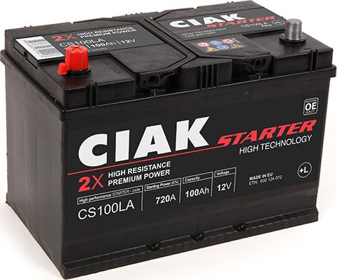 CIAKStarter CS100LA - Стартов акумулатор vvparts.bg