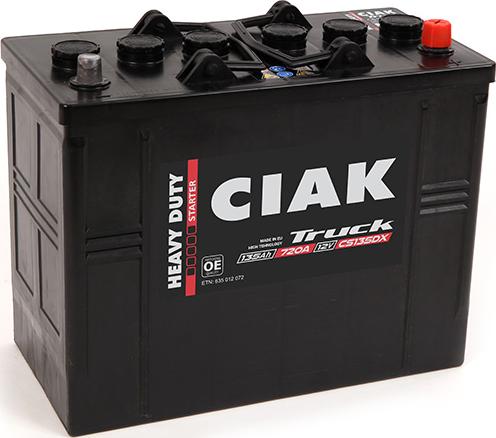 CIAKStarter CS135DX - Стартов акумулатор vvparts.bg