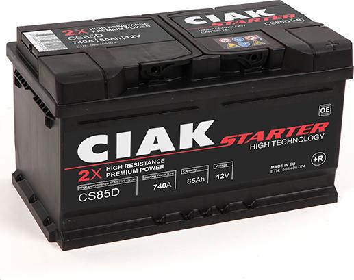 CIAKStarter CS85D - Стартов акумулатор vvparts.bg