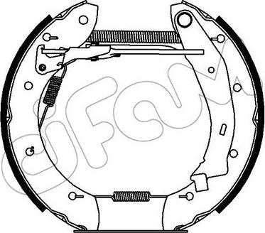 Cifam 151-428 - Комплект спирачна челюст vvparts.bg