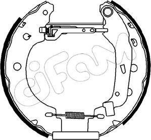 Cifam 151-097 - Комплект спирачна челюст vvparts.bg