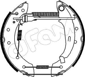 Cifam 151-095 - Комплект спирачна челюст vvparts.bg