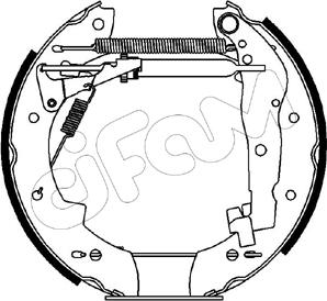 Cifam 151-062 - Комплект спирачна челюст vvparts.bg