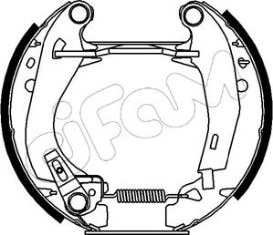 Cifam 151-007 - Комплект спирачна челюст vvparts.bg