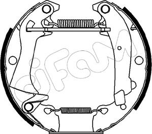 Cifam 151-036 - Комплект спирачна челюст vvparts.bg